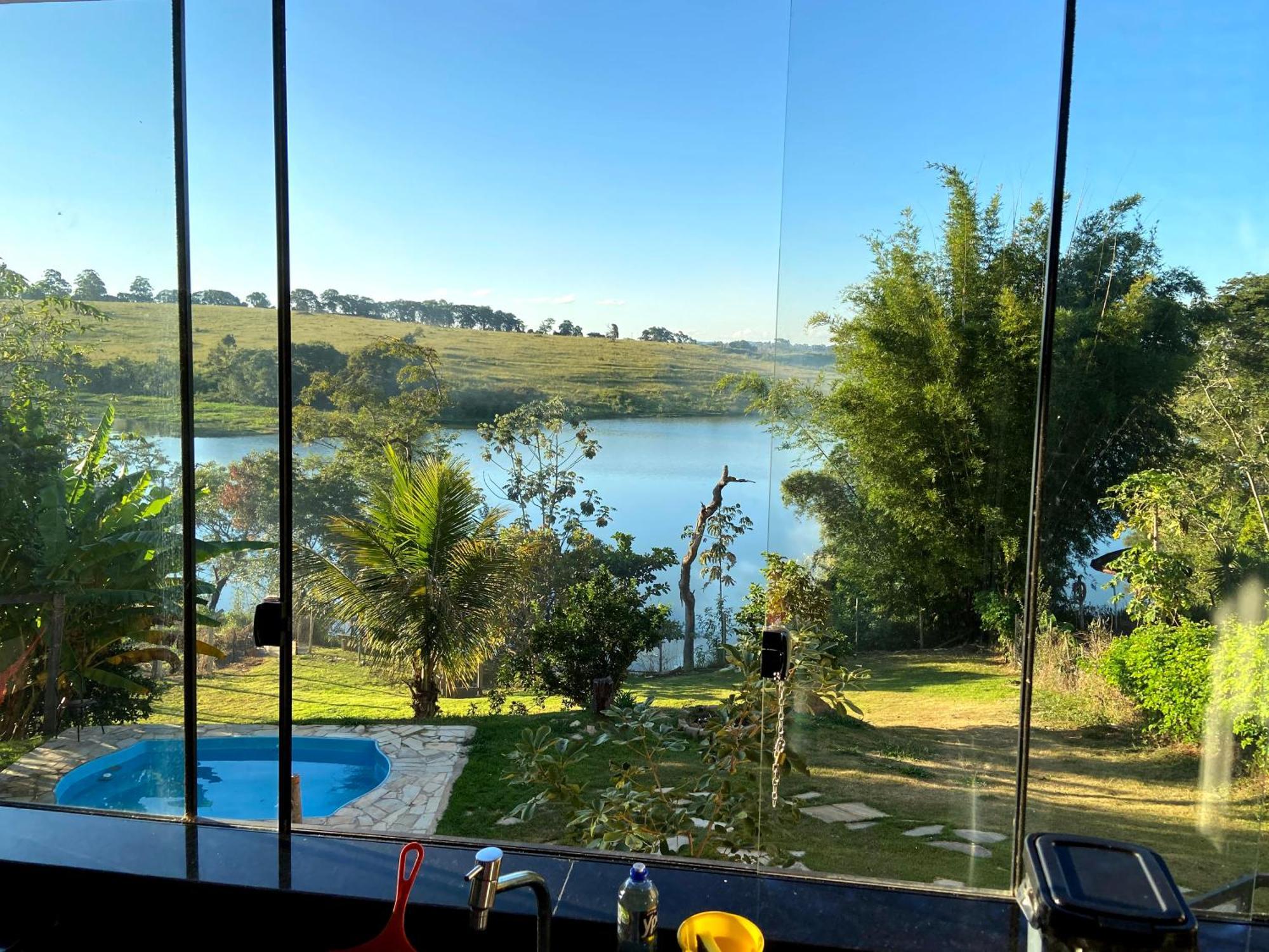 Casa Com Piscina Fundo Pra Represa E Ar Condicionado Casinhabrancadevaranda Ijaci Εξωτερικό φωτογραφία