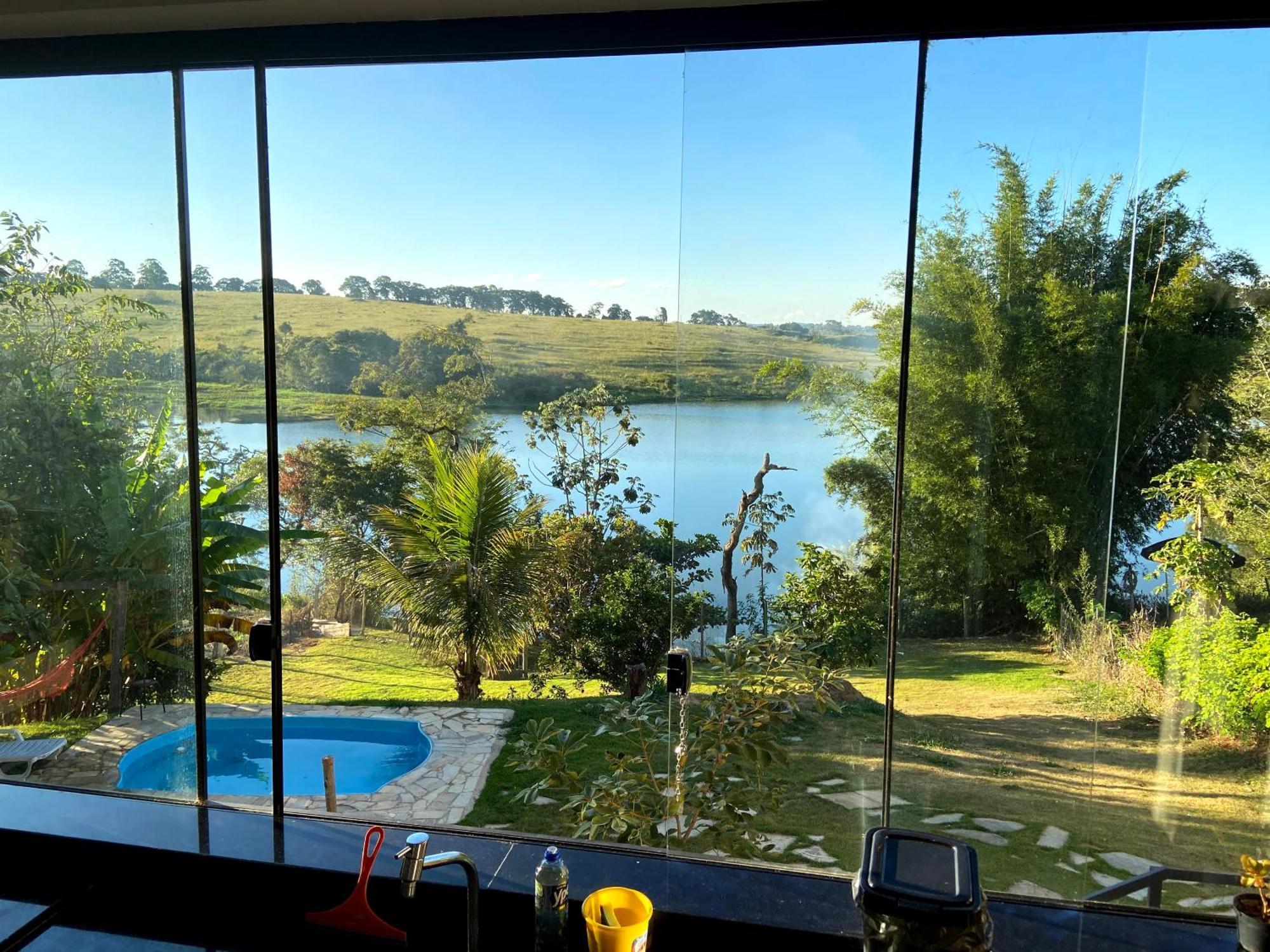 Casa Com Piscina Fundo Pra Represa E Ar Condicionado Casinhabrancadevaranda Ijaci Εξωτερικό φωτογραφία