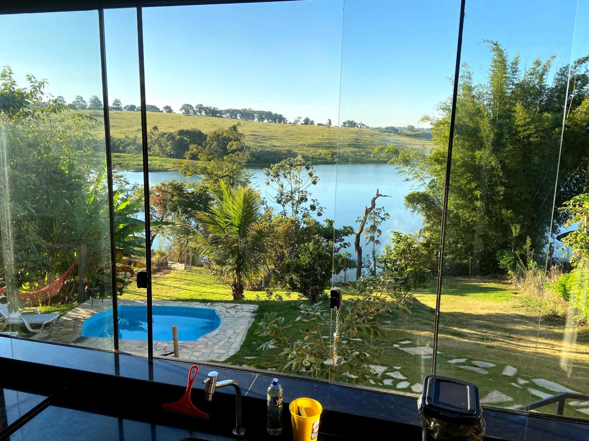 Casa Com Piscina Fundo Pra Represa E Ar Condicionado Casinhabrancadevaranda Ijaci Εξωτερικό φωτογραφία