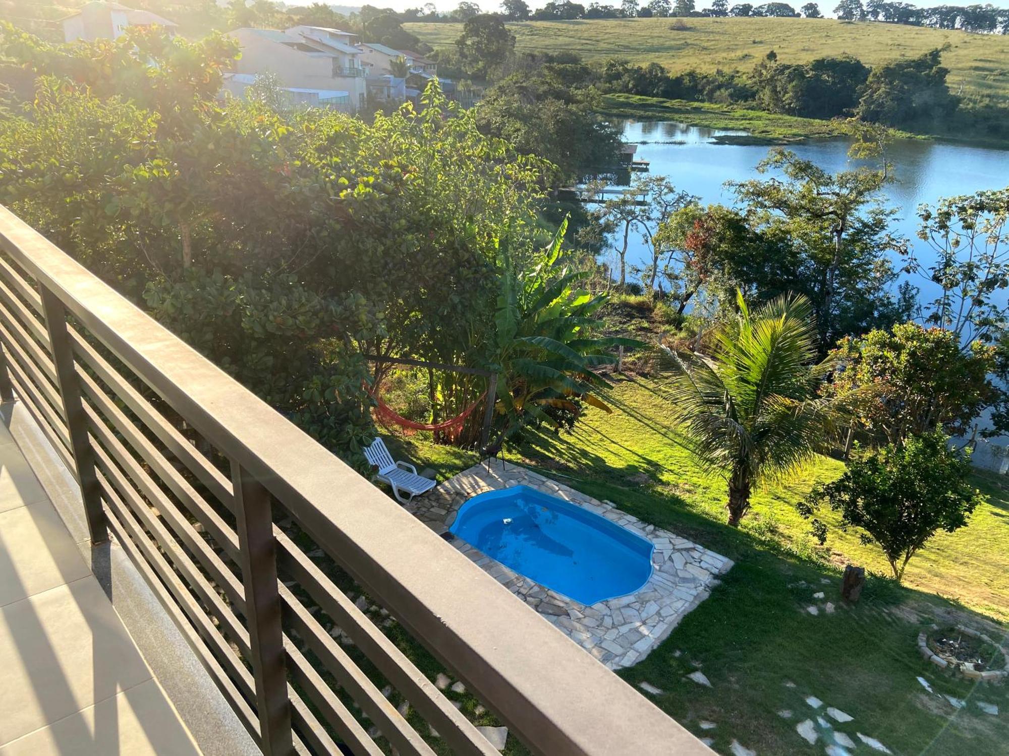 Casa Com Piscina Fundo Pra Represa E Ar Condicionado Casinhabrancadevaranda Ijaci Εξωτερικό φωτογραφία